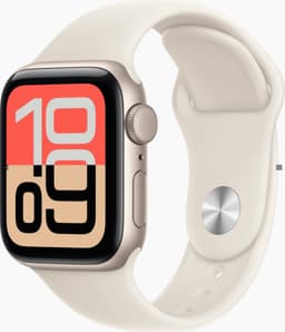 Apple Watch SE 3 - Wifi - 40mm - Starlight Aluminium Case with Starlight Sport Band - M/L — thumbnail 2