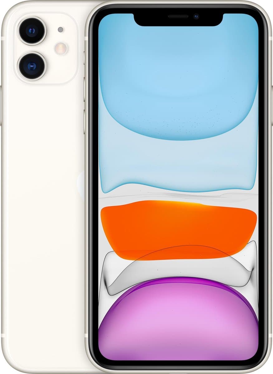 Apple iPhone 11 - 64GB - Wit — afbeelding 1