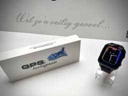 GPSHorlogeKids© - GPS horloge kind - smartwatch kinderen - WhatsApp - 4G videobellen - spatwaterdicht - SOS alarm - Dual Camera - gezichtsherkenning - incl. SIM - DUO Zwart — thumbnail 4