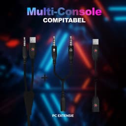 Spirit of Gamer Gaming Headset – Pc – gaming koptelefoon – 50mm speakers – kabellengte 1,20m – comfortabel – Artic Wit — thumbnail 3