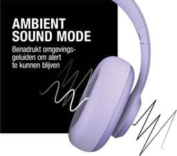 FRESH 'N REBEL Clam Ace 3HP4300DL Over-ear Draadloze hoofdtelefoon met Noise-cancelling Paars — thumbnail 3