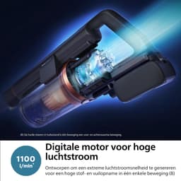 Velox Steelstofzuiger Zonder Zak Op Accu - Steelstofzuiger Draadloos - Steelstofzuiger Snoerloos - Steelstofzuiger Krachtig — thumbnail 3