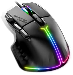 Spirit of Gamer Muis – Gaming Muis – Game Muis – 12.800 DPI – RGB – Duimsteun — thumbnail 3