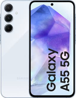 Samsung Galaxy A55 5G - 256GB - Awesome Iceblue — thumbnail 1