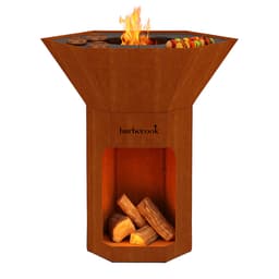 Barbecook Nestor Original - Houtbarbecue - Corten staal - 92x92x101cm — thumbnail 1