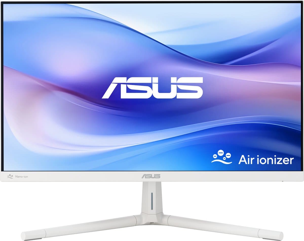 ASUS EyeCare VU249HFI-W - Full HD Monitor - IPS - 100Hz - Ingebouwde Air Purifier - EPEAT Gold - 24 Inch — afbeelding 1