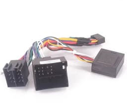 Iso kabelset met canbus decoder voor Carplay en autoradio | Geschikt voor o.a. Opel Astra H, Corsa D, Vectra C, Combo, Antara, Zafira, Meriva, Vivaro, Tigra 2001-2013 | kabel stekker adaptor connector Quadlock aansluiting adapter verloopstekker | — thumbnail 1