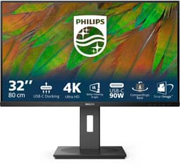 Philips 3000 series 32B1U3900/00 computer monitor 80 cm (31.5") 3840 x 2160 Pixels 4K Ultra HD LCD Zwart — thumbnail 1