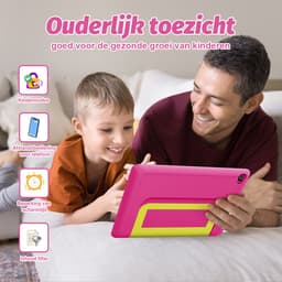 Hotlight KT1028 - Android 14 kindertablet - 10.1 inch - 14(3+11)GB RAM/64GB ROM– 5000mAh - Roze — thumbnail 3