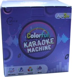 Karaoke Set - 2 Microfoons - Draagbaar - Bluetooth - Telefoonhouder - Paars — thumbnail 2