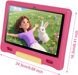 kotsren KT1026 - Android 15 kindertablet - 10.1 inch - 20(3+17)GB RAM/128GB ROM– 5000mAh - Roze — thumbnail 4