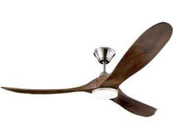 Bovista Plafondventilator - Met Verlichting - Plafond Ventilator - Met Lamp - Plafonniere Met Ventilator - Met Licht - Stijl B - 150cm