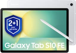 Samsung Galaxy Tab S10 FE - WiFi - 256GB - Silver + 1 jaar extra garantie — thumbnail 1