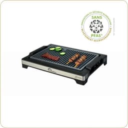 Little Balance 8863 elektrische tafelgrill - Easy Nopifas - Kookoppervlak 38 x 25 cm - PFAS-vrije microkeramische coating - 2000W — thumbnail 4