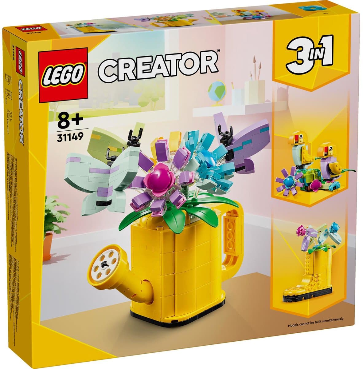 LEGO Creator 3-in-1 - Bloemen in gieter Constructiespeelgoed — afbeelding 1