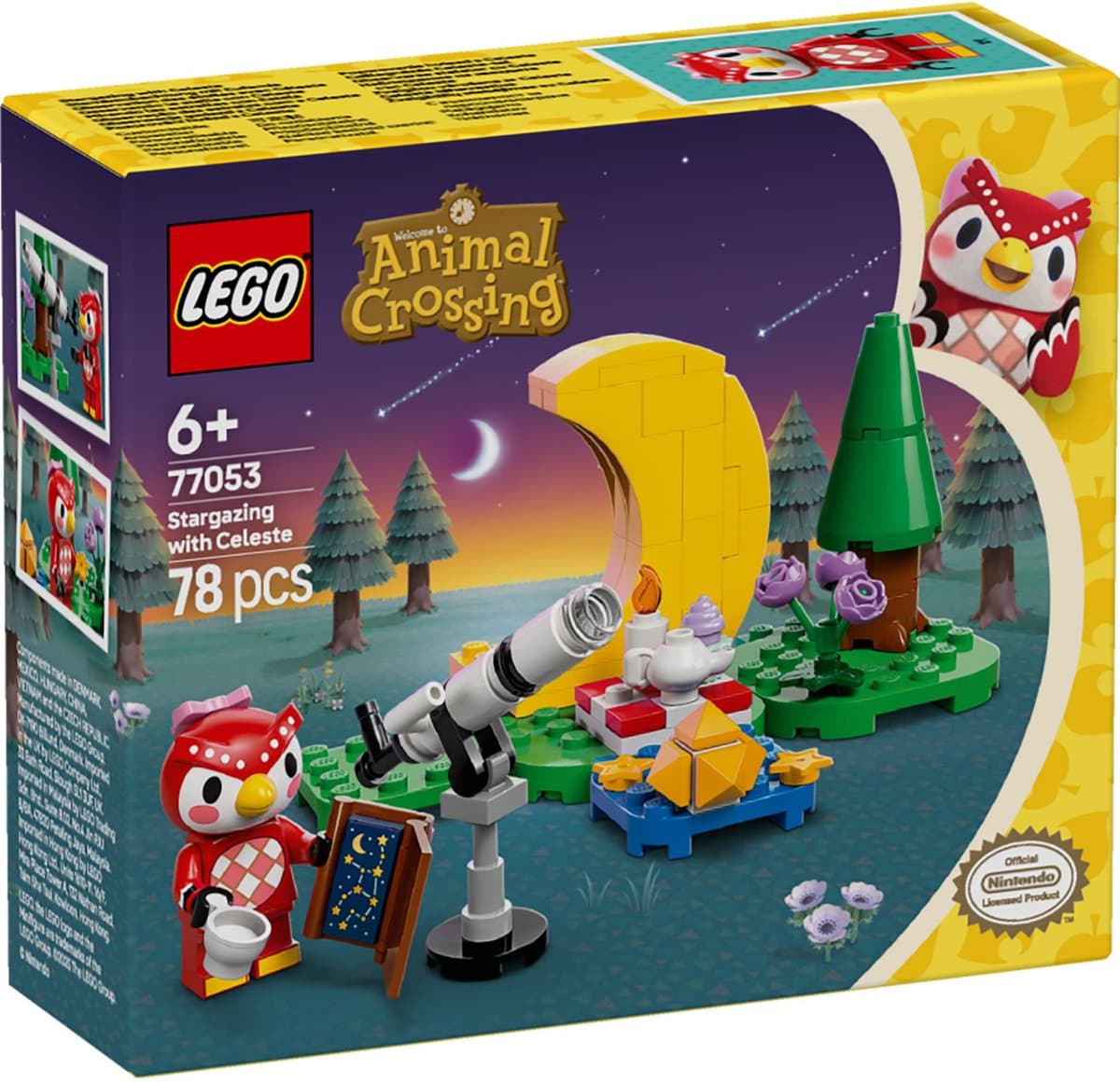 LEGO Animal Crossing - Sterrenkijken met Celeste Constructiespeelgoed — afbeelding 1