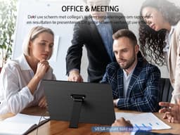 UPERFECT Portable Monitor J02 18.0" 2560*1600 HDMI:120Hz TYPE-C:144HZ draagbaar monitor IPS 100% DCI-P3 draagbaar scherm with Dual USB-C/VESA Mount,for Laptop/Switch/MacBook (VESA Mount ) — thumbnail 3