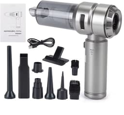2 in 1 Premium Luxe Auto Stofzuiger | 19000Pa | 3 Standen | Krachtig | Blaasfunctie | Kruimeldief Draadloos | Usb Oplaadbaar | Handstofzuiger | Autostofzuiger | Kruimelzuiger | Blaazer — thumbnail 2