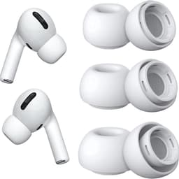 Siliconen dopjes geschikt voor Apple AirPods Pro - Vervangende Siliconen Oordopjes - Wit - Medium - 3 paar - Frisse dopjes voor jouw AirPods Pro - CHPN — thumbnail 2
