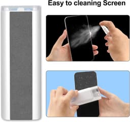 PolkaHome® 7in1 Schoonmaakset – Geschikt voor Smartphones, Oortjes & Laptops – Schoonmaak Set voor Computer / Laptop / Tablet / Telefoon / AirPods & Earbuds / Auto – AirPods Cleaner – Vuilreiniger – Stofreiniger – Schoonmaakkit — thumbnail 4