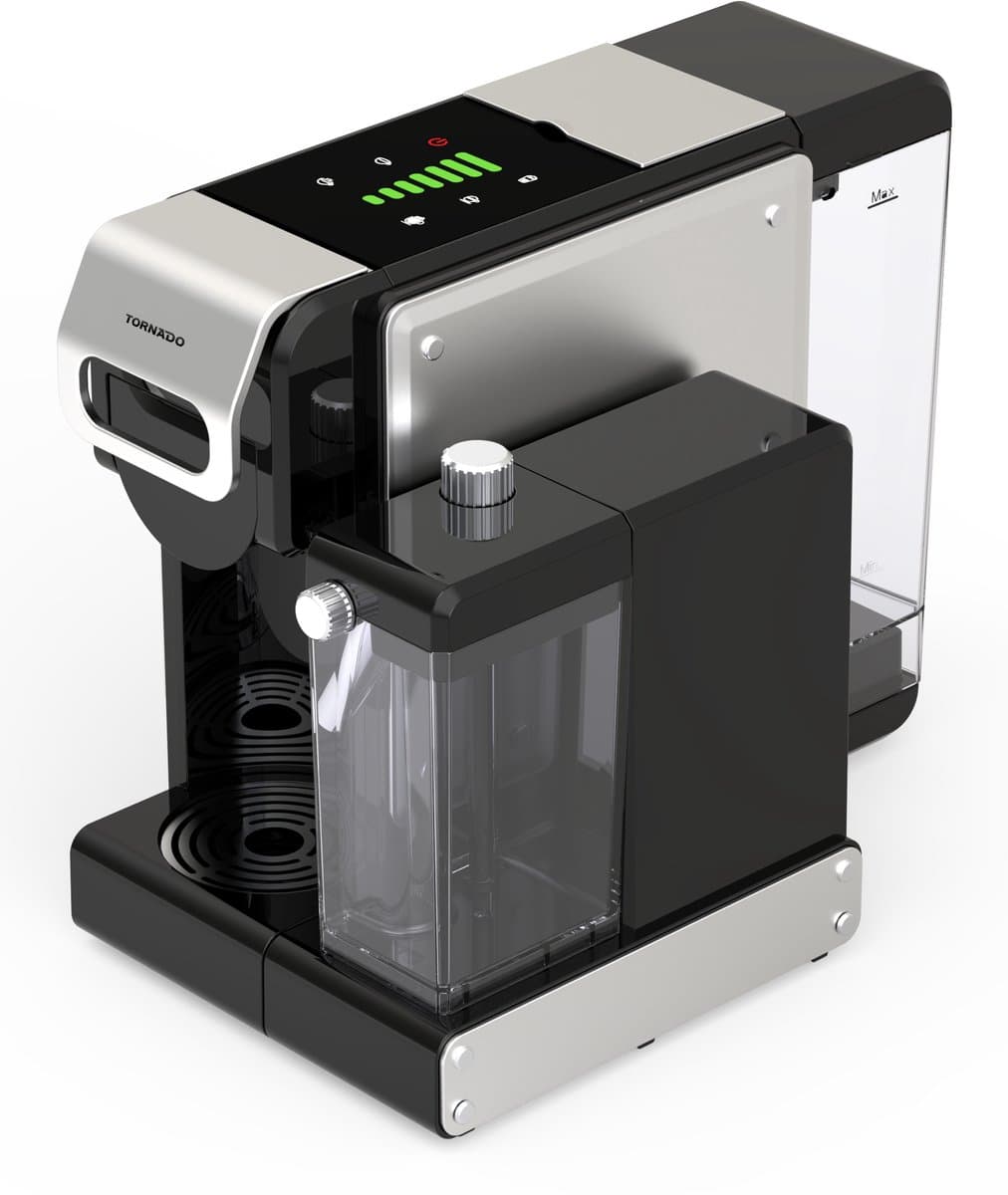 Tornado TST-550M-GS – Koffiezetapparaat - 7-in-1 Multi-Capsule - met melkopschuimer — afbeelding 1