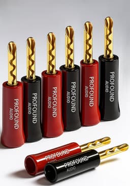 Profound Audio Premium Banaanstekkers – BFA Banaanpluggen set van 8 – 24K Gold Plated Beryllium-Koper – Voor Luidsprekerkabels & HiFi Speakers — thumbnail 4