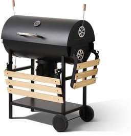 Houtskoolbarbecue - Kookbox - Mike Evolution - 142 x 57 x 112 cm - Zwart — thumbnail 3