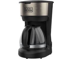 6 kopjes filterkoffiezetapparaat 600w zwart - black+decker - BXCO600E