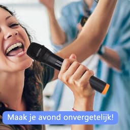 Tech Essentials Draadloze Microfoon - 2 Stuks - USB-C Ontvanger - Karaoke - ASMR - Studio - Geschikt Voor Partybox - 3.5-6.3mm Jack — thumbnail 5