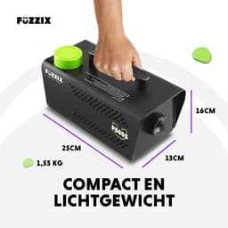 Party Rookmachine - Fuzzix F500S - Met 1 liter rookvloeistof en draadloze afstandsbediening - 500W — thumbnail 4