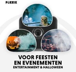Party Rookmachine - Fuzzix F500S - Met 1 liter rookvloeistof en draadloze afstandsbediening - 500W — thumbnail 2