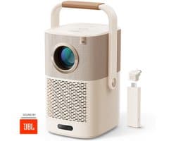 Yaber T2 Plus Beamer – Sound by JBL – Dolby Audio – 450 ANSI Lumen – Full HD 1080P – Wi-Fi & Bluetooth – Met Chromecast – Voor Thuisbioscoop