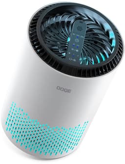 OOQE AIR PURE PRO - Geavanceerde Luchtreiniger met HEPA 13 filter | 99,9% efficiëntie | UV light technologie | Geschikt Voor Kleine en Grote Ruimtes | Fluisterstille Nachtstand | Aroma Therapie | Energiezuinig | Ontwerp Met Sfeerverlichting | Wit — thumbnail 2