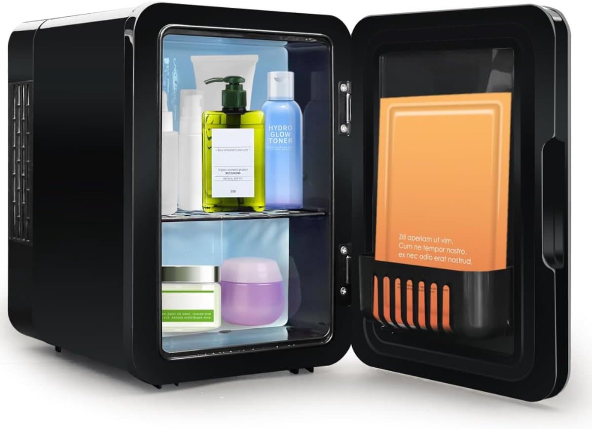Lexium Mini Fridge for Drinks - Kleine Koelkast - Mini Koelkasten - Minibar - Mini Fridge - Mini Koelkast - Mini Koelkastje - — afbeelding 1