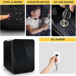 Lexium Mini Fridge for Drinks - Kleine Koelkast - Mini Koelkasten - Minibar - Mini Fridge - Mini Koelkast - Mini Koelkastje - — thumbnail 5