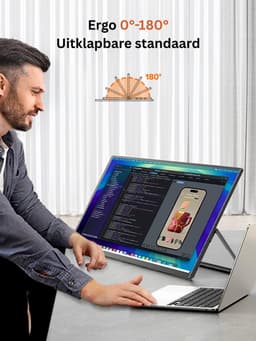 Portable Monitor - Draagbare Scherm - Uitbreider - Full HD — thumbnail 4