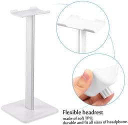 Headset Stand - Headset Houder - Koptelefoon standaard - Koptelefoon Houder - Hoofdtelefoon Houder - Wit — thumbnail 3