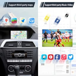 JUNSUN Draadloze CarPlay Android Auto Interface Module NTG4.5/4.7 Geschikt voor Mercedes Benz A B C CLA CLS E GLK ML — thumbnail 5