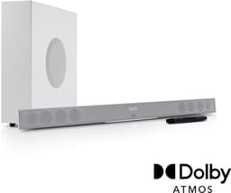Teufel CINEBAR 11 voor Dolby Atmos 2.1-Set - Soundbar met draadloze subwoofer - Bluetooth met aptX - Virtuele surround sound - wit — thumbnail 1