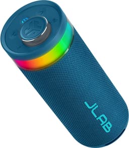 JLab Go Bluetooth Speaker Draadloos - Draagbare Muziekbox - 16 uur Batterijduur - 10 Watt - Bass Boost - IPX6 Waterproof - Multipairing - Instelbare Party Lights - App Equalizer - Blauw — thumbnail 2
