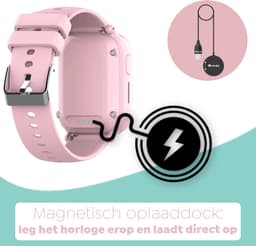 Traqio TRQ04 - GPS horloge kinderen - gps horloge kind - kinderhorloge bellen - gps tracker kinderhorloge - kinderhorloge met gps - kinderhorloge - Kinder smartwatch GPS - GPS horloge school - Roze — thumbnail 2
