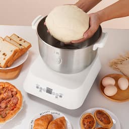 RFWR® 5L roestvrijstalen elektrische deegmaker met fermentfunctie, automatische kneedmachine voor thuis bakplezier — thumbnail 2