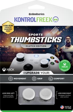 KontrolFreek Sports Clutch Thumbsticks - White/Black (Xbox) — thumbnail 5