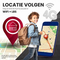 VUBIO Kinder Smartwatch B2 4G - Incl. SIM - Locatie - Videobellen - Camera — thumbnail 2