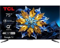 TCL 75C61B Pro - 75 inch - 4K QLED - Full Array Local Dimming - 2024