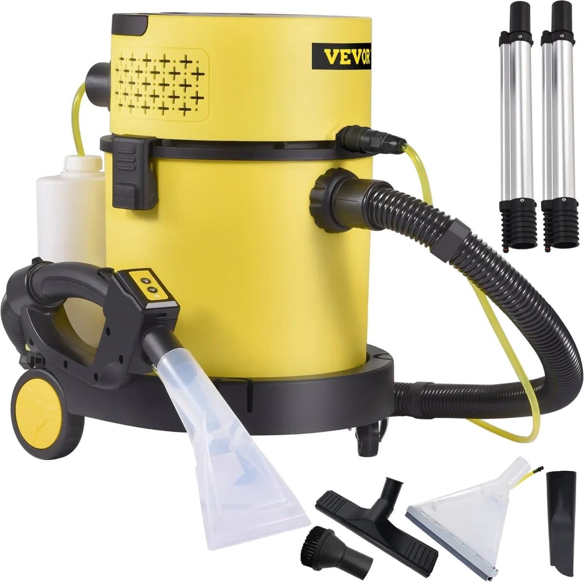 Mercadome® Waterstofzuiger - Waterzuiger - Water Stofzuiger - Stofzuiger - Tapijtreiniger - 4 in 1 functie - 20L - Incl. 5 borstels -45x39x59cm — afbeelding 1