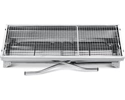 Houtskoolbarbecue, campinggrill, houtskool, opvouwbare grill, draagbare grill, voor camping, tuin, picknick, feest, 73 x 33 x 71 cm, voor 5-10 personen