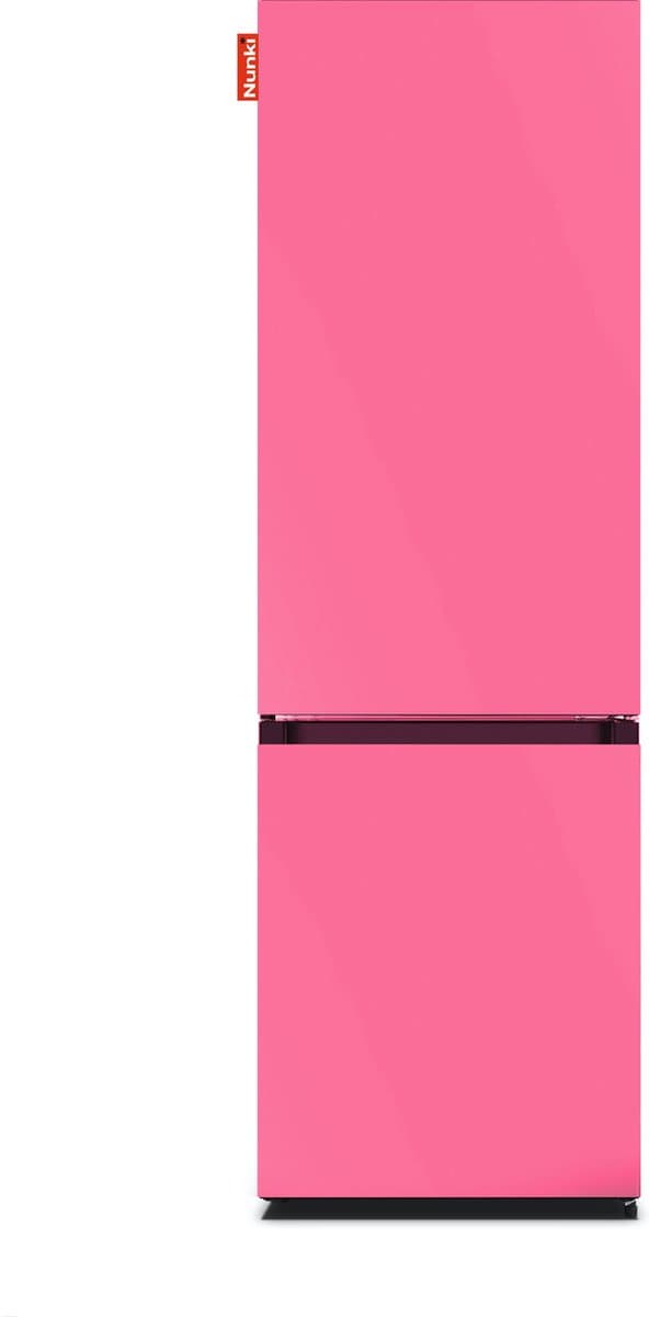 NUNKI LARGECOMBINF-ABUB Combi Bottom Koelkast, D, 182+71, Bubblegum Pink Satin All Sides — afbeelding 1