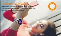 WizBay Premium Select® Sport Smartwatch 1.85 inch - Bluetooth Bellen - Hartslag en Zuurstofmeting - Slaapmonitor - 100+ Sportmodi - IP67 - Zwarte Kast - Zwarte TPU Band — thumbnail 3