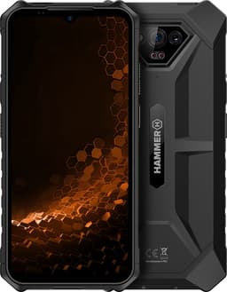 Hammer Iron V LTE Smartphone - bouwtelefoon - 6GB/64GB Zwart – IP69 Waterdicht, 6320mAh Batterij, Dual SIM — thumbnail 1